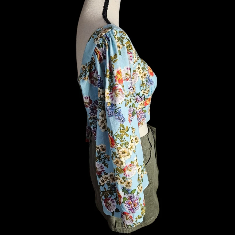 Marissa Webb Perry Print Top - Picture 7 of 11